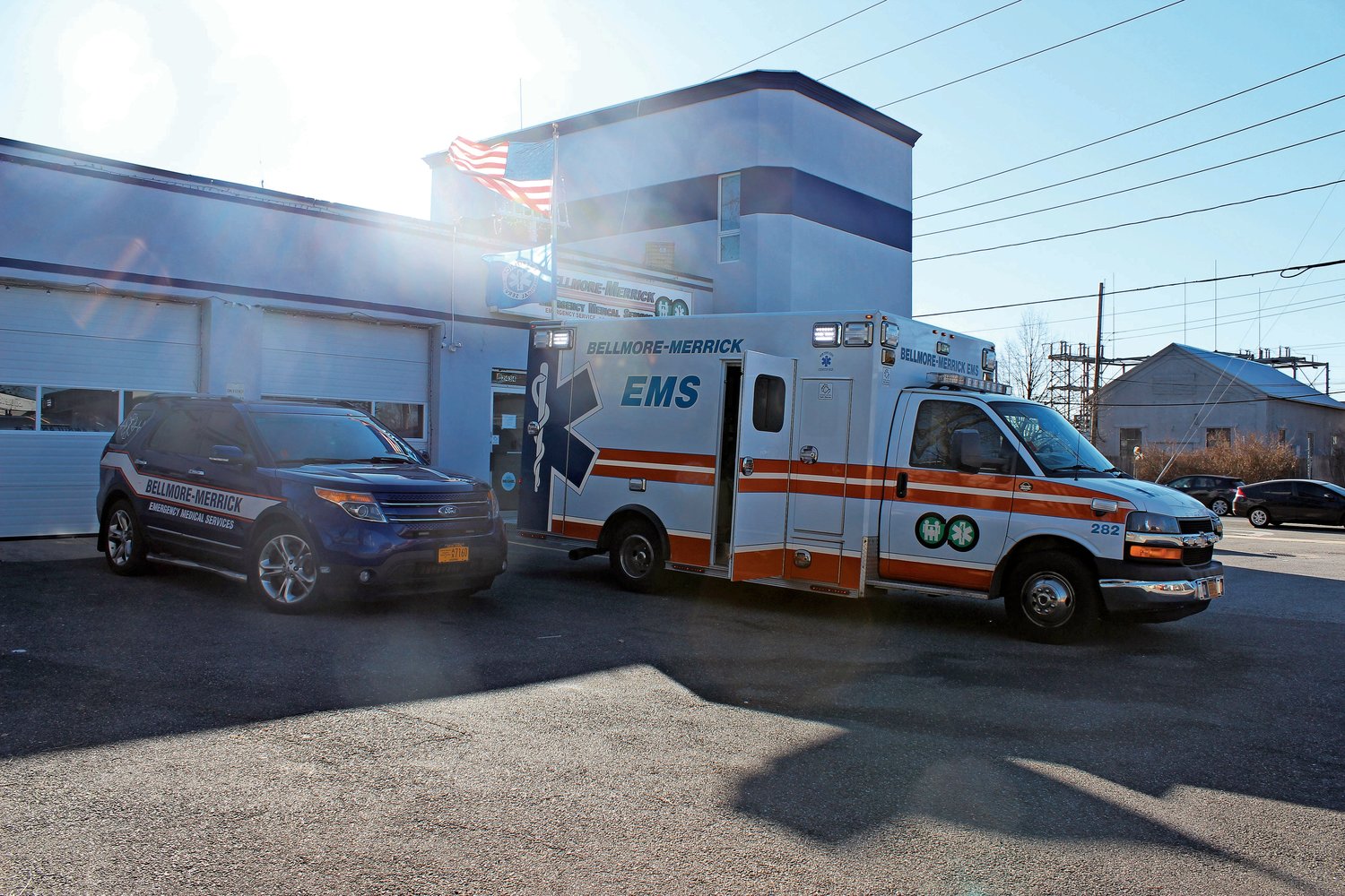 The Bellmore-Merrick Emergency Medical Services headquarters in Bellmore.